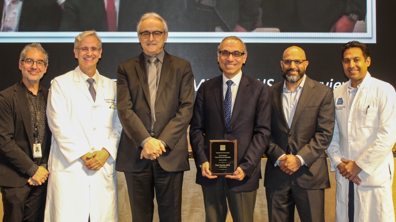 It was an honor to welcome @DrFadyCharbel, Professor and Head of the Department of #Neurosurgery at the University of Illinois at Chicago, as our guest lecturer for the 9th annual Raymond Sawaya Lecture at #BCMNeurosurgery! (1/3)