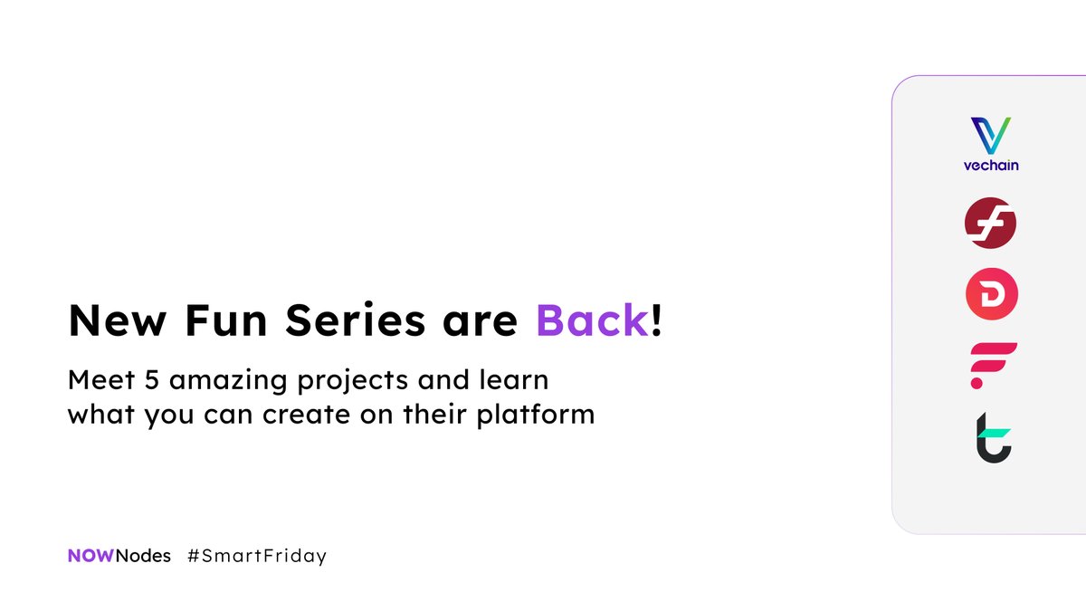 NOWNodes's tweet photo. Do y'all remember #funnywednesday? 🤔
Well, we did some reconstruction out there and decided to bring back our weekly series of collaborations with our beloved partners.
Meet #SmartSunday and its pilot version - World of Chains!
Dive into our new thread 🧵 https://t.co/shNbMZxRuU