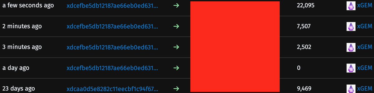 <a href="/XDCrystals/">XDCrystals 💎</a> $GEM for the month. 🙏💎