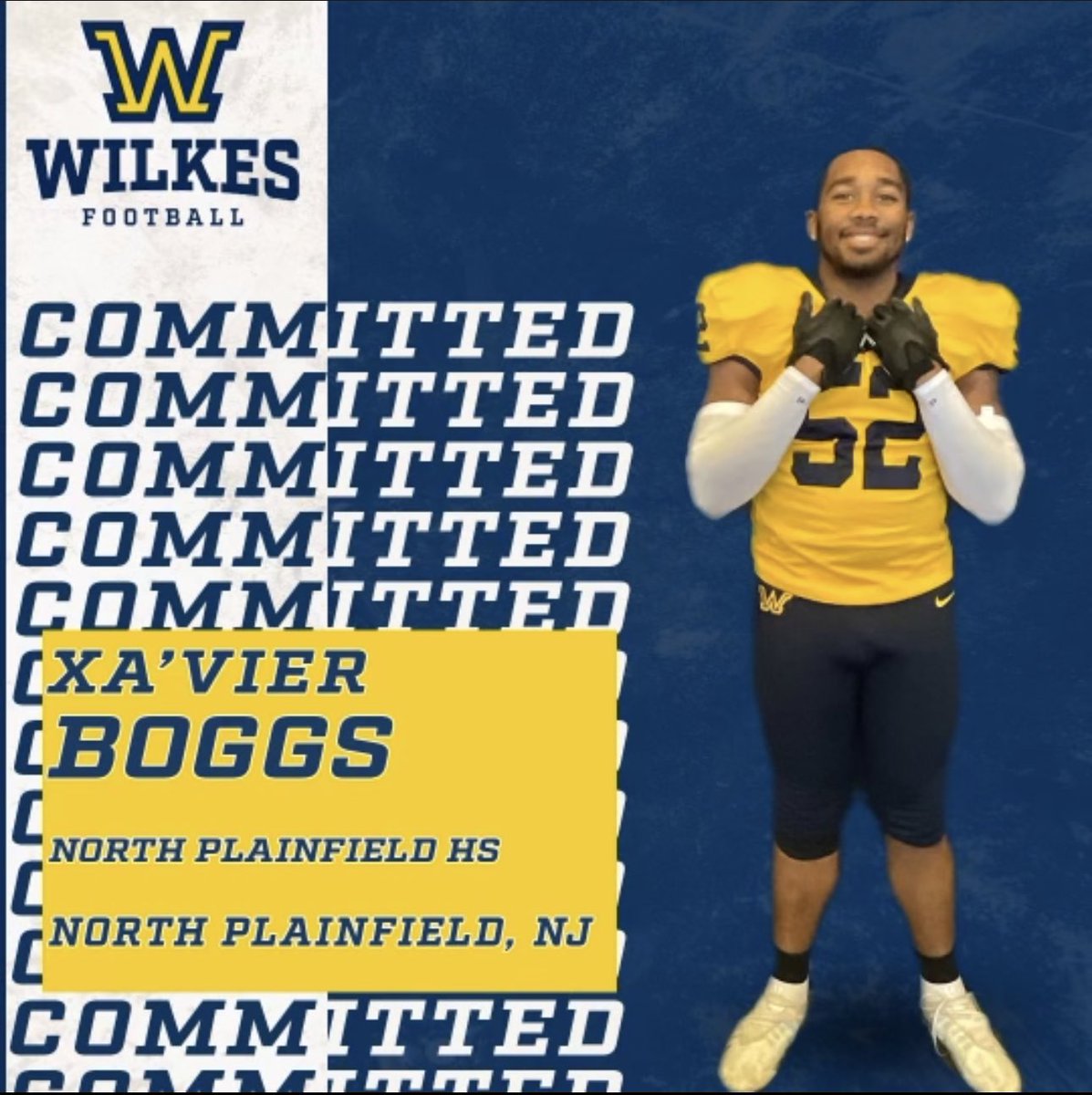 coach_eatman's tweet photo. Our Fearless leader @Xavierboggs52 !
@WilkesFootball You got a Great 1!! Continue your Dream CAPTAIN! @Canuck_Football @NP_Athletics #CanuckTough https://t.co/eyDrf9iQtY