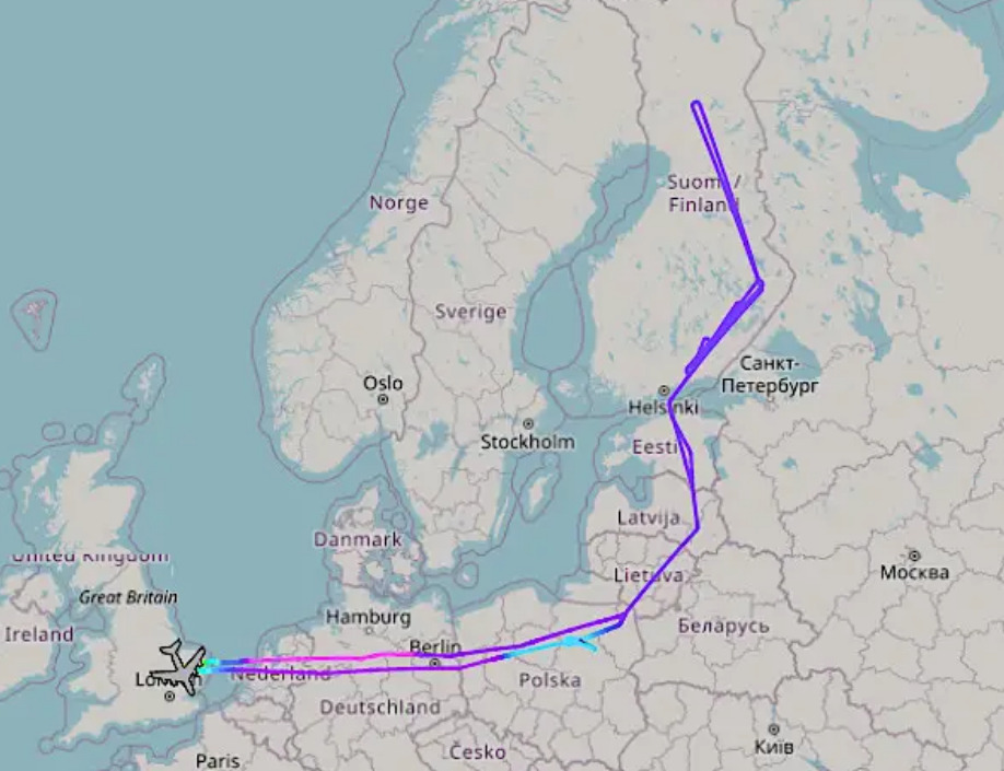 Knightsbridge Research on Twitter "Yesterday, a US Air Force RC135v