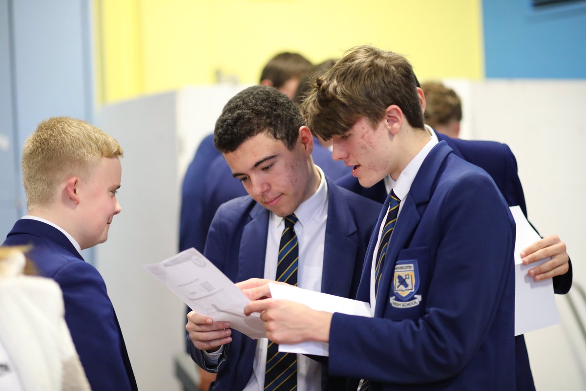 woodcotehigh's tweet photo. Lots of happy faces this morning ☺️ 

#WeAreWoodcote #ASPIRE #PreparePerformProgress #ExcellenceIsHabit #InvestInYourFuture #Year11PPEResults https://t.co/yihXgJ38AD