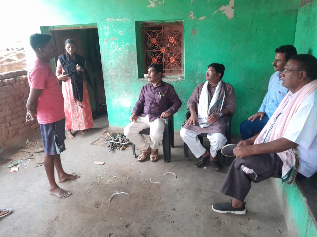 sdpuspendra's tweet photo. With our @bjd_odisha family member Durjan Bag. 
We are with you. We will take care of your problems. 
All the time. https://t.co/HWbC2GvxKQ