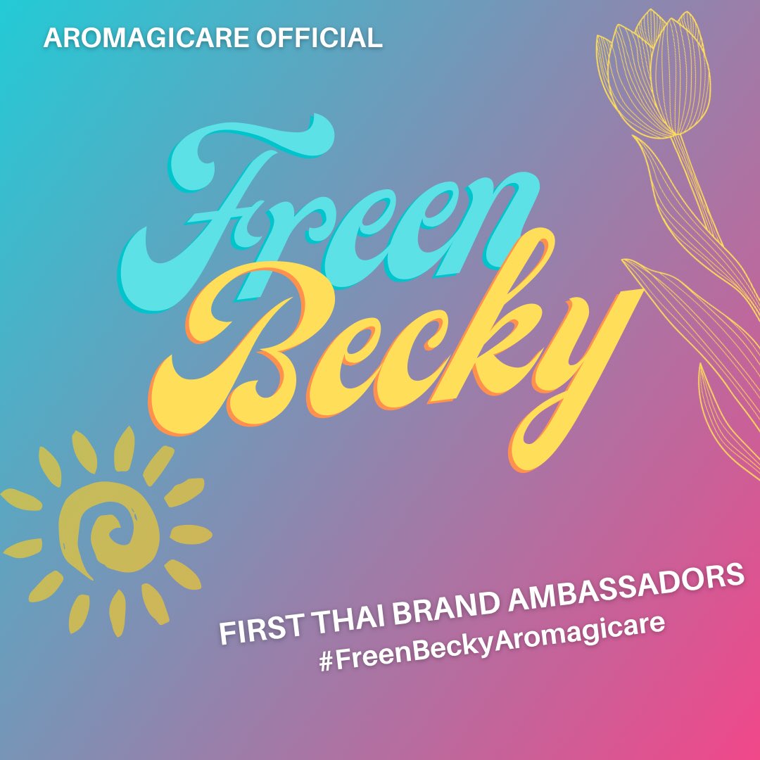 AromagicareWide's tweet photo. #FreenBeckyAromagicare 
#Aromagicare 

We have come to this moment of ultimate excitement of presenting to you our first-ever Thai Brand Ambassadors of #Aromagicare. 👏🏻👏🏻👏🏻

Philippines, let us welcome Freen Sarocha and Becky Armstrong!
🌹🇵🇭🇹🇭

It is such an amazing opportunity to be the first Filipino brand to be endorsed by the hottest Thai celebrities today. 

You are dearly loved @srchafreen and @AngelssBecky! 🌷🌞

It surely will be an amazing and exciting journey with you both.

#srchafreen #Beckysangels