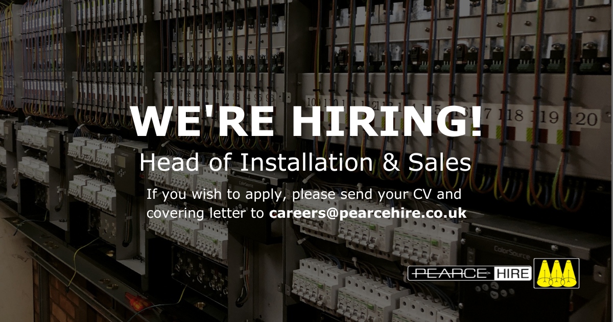 Pearce Hire (@pearcehire) on Twitter photo Exciting news 📣 We're hiring! We're looking for someone who has experience in electrical, audio, lighting & AV installations to join our award winning team. Send your CV to careers@pearcehire.co.uk.
#Careers #Jobs #LiveEvents #Peterborough #Events #Recruitment Exciting news 📣 We're hiring! We're looking for someone who has experience in electrical, audio, lighting & AV installations to join our award winning team. Send your CV to careers@pearcehire.co.uk.
#Careers #Jobs #LiveEvents #Peterborough #Events #Recruitment