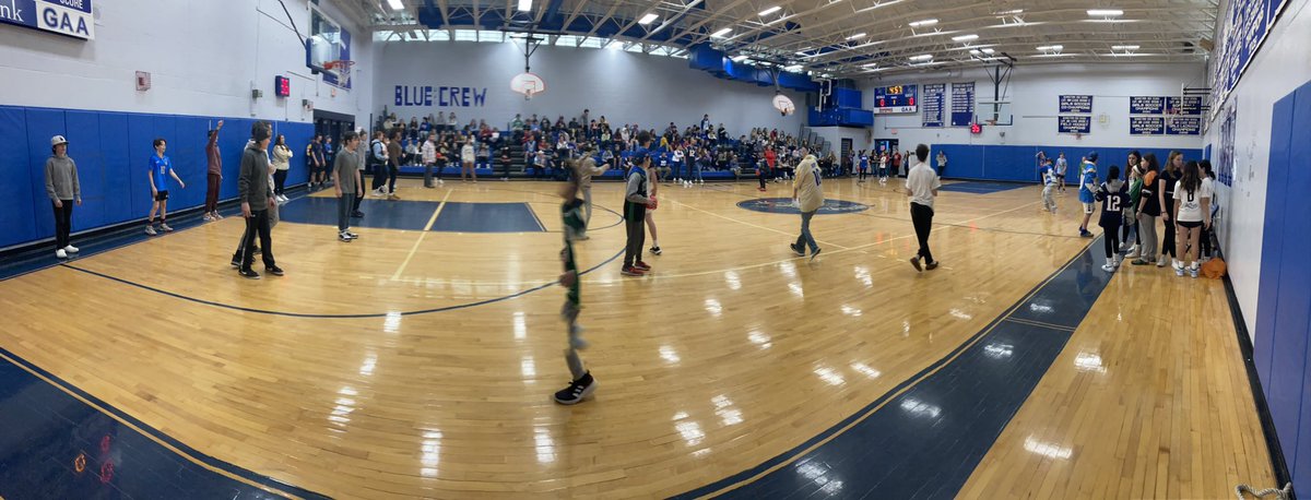 GMHS_Royals's tweet photo. Great showing from all participants in our Middle School pep rally today! https://t.co/pL0O2UupAt