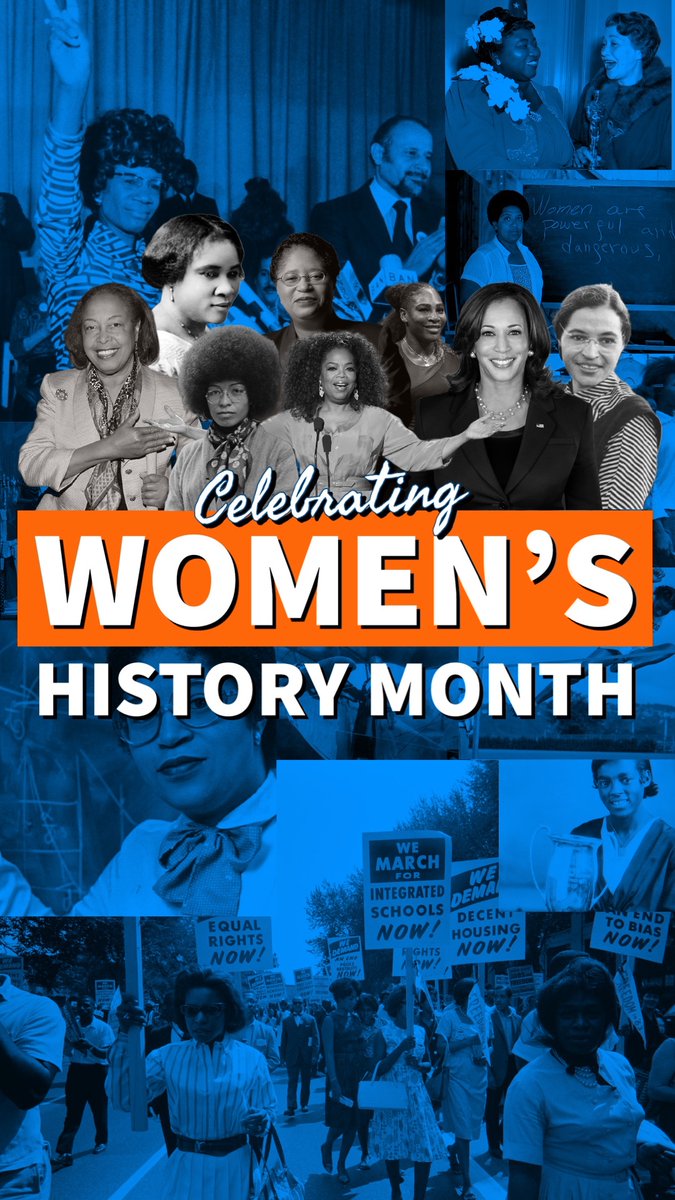 Women’s History Month celebrates contributions women have made to the United States and it also recognizes specific achievements women have made throughout American history in a variety of fields.

This month, join us as we celebrate Women’s History.💙🧡