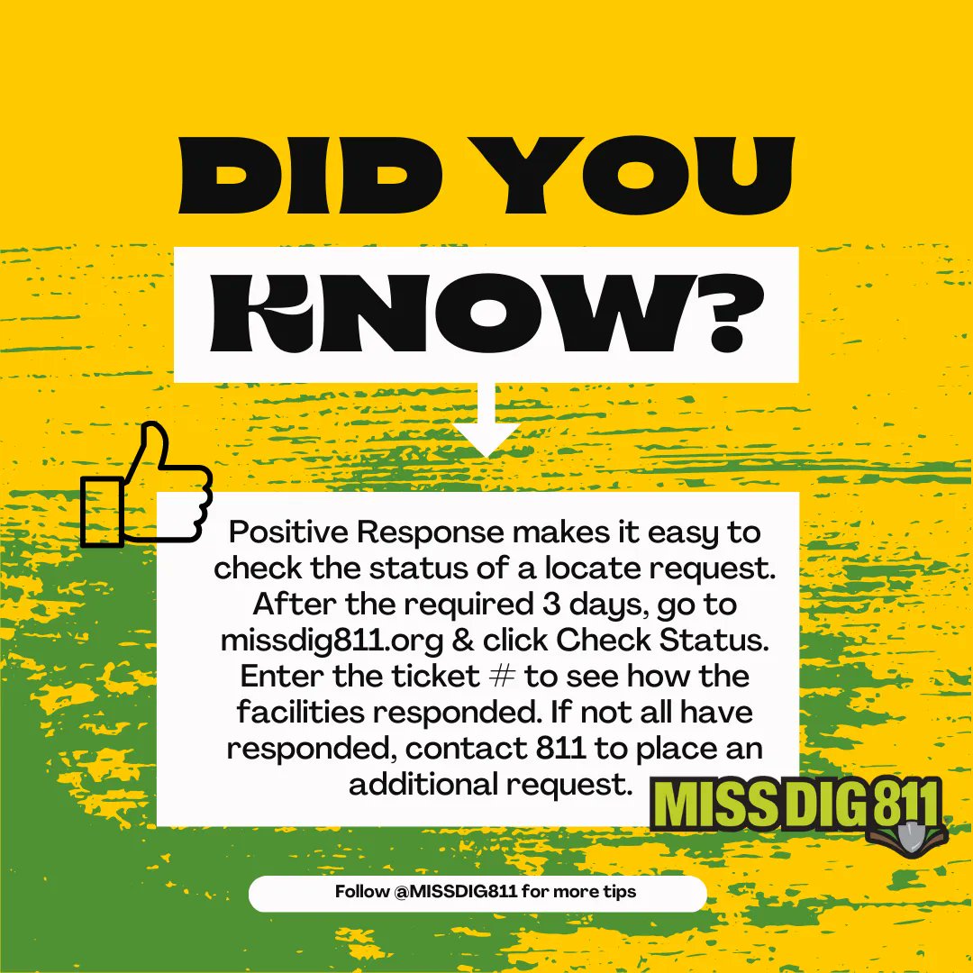 MISSDIG811's tweet photo. #factfriday #digsafe #MISSDIG811 https://t.co/88x8zbTA0w