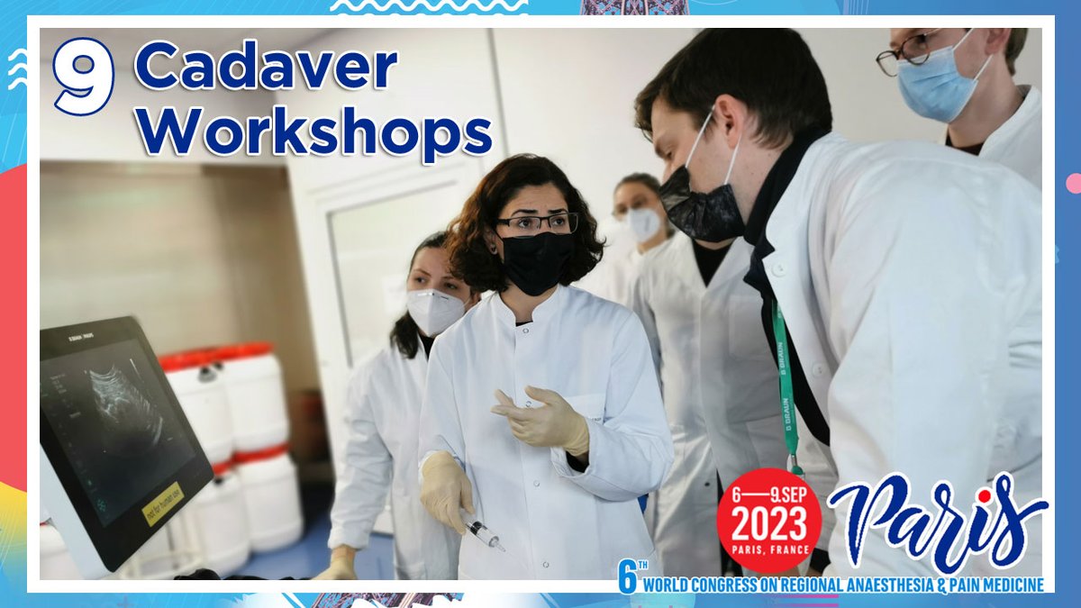 ESRA_Society's tweet photo. The #ESRAworld2023 will be the best place to practice all different ultrasound-guided blocks in RA &amp; Pain Medicine 👩‍🔬
Get ready to improve your skills in a small group setting with our faculty experts!
👉 Book your workshops now: https://t.co/0Ao3dXgeLG
🇫🇷 6-9 Sep 2023, Paris https://t.co/GV44ONrzxb