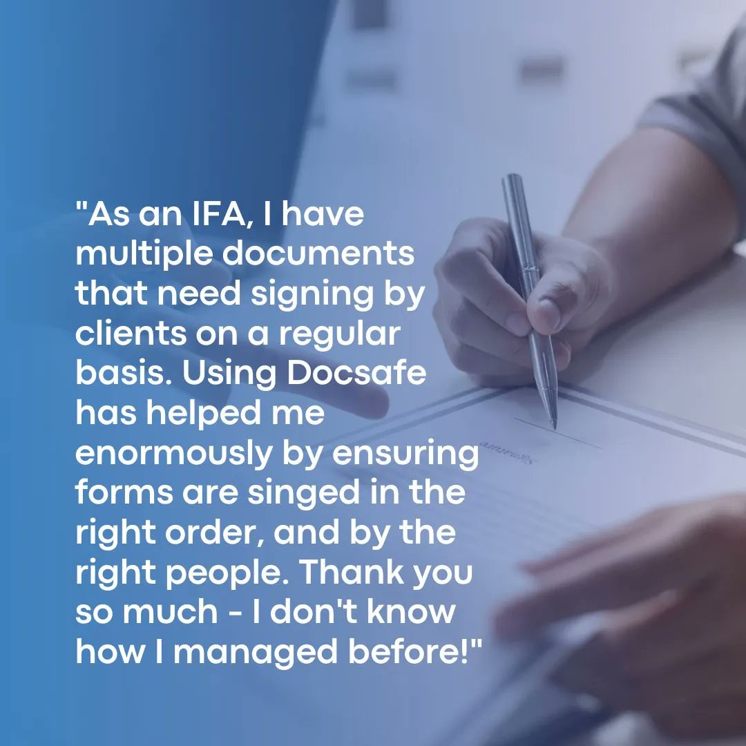 DocSAFE's tweet image. This is brilliant to hear, because it's exactly what we've designed Docsafe for. We help to make your work life easier by making admin tasks more simple.

Fancy a free demo? Get in touch!  

0121 794 0685
team@doc-safe.co.uk