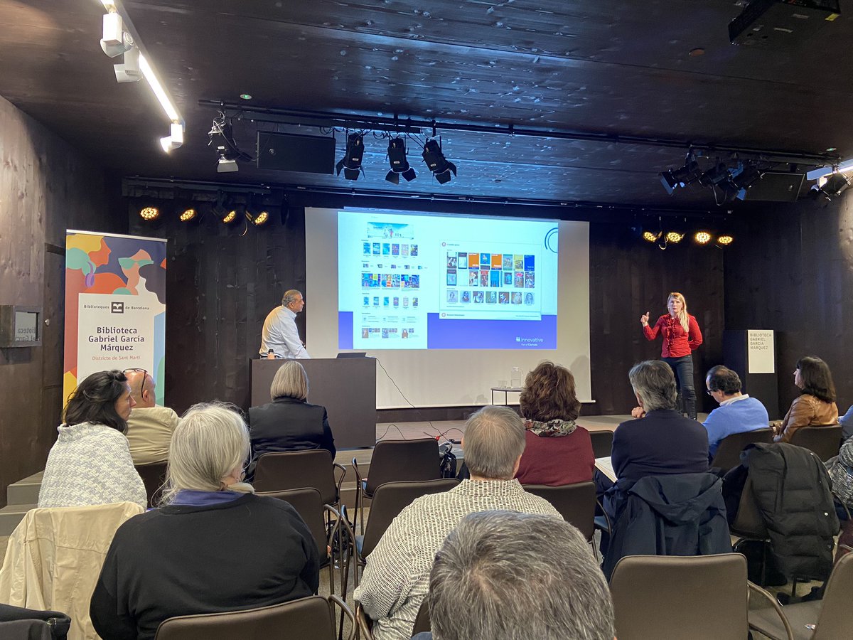 burguillosmf's tweet photo. La @bgarciamarquez acull avui la trobada del #ClusterFESABID

Un placer compartir visión sobre el futuro de las bibliotecas y establecer alianzas con los agentes y empresas del sector @fesabid https://t.co/4oiQ8dmw9r