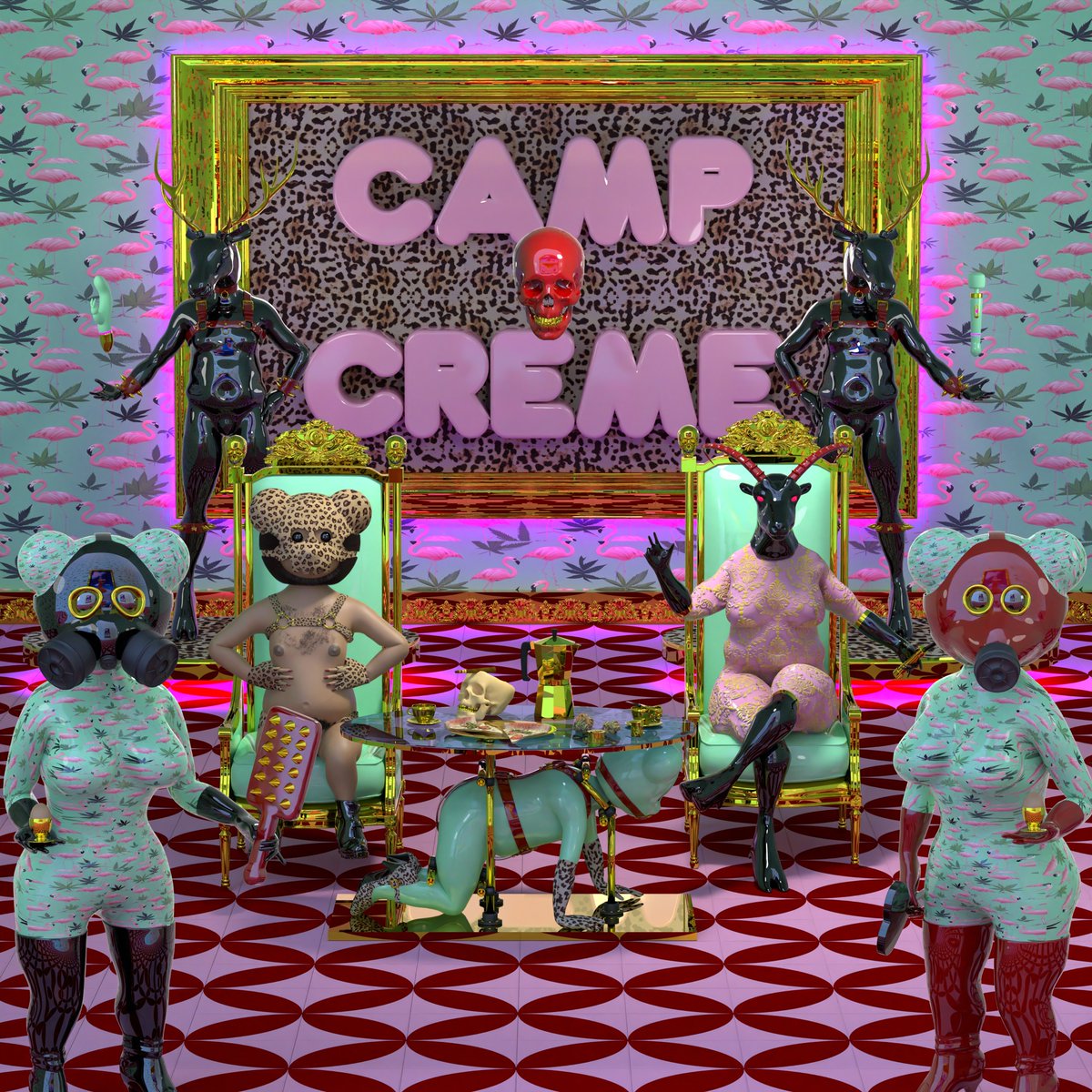 Kinky Camp Creme for #CampCrème event!
🐻💗✨
 Only 4 hours left to collect - 3 #tezos 
#CampCreme
Link below
