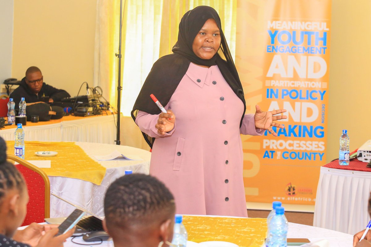 elfafrica1's tweet photo. "Data does not lie. Learn to back up your information to ensure you remain relevant especially when presenting to County Governments."
-Asha Kudura
#VijanaTunaweza #GoAfrica #Beyond10 https://t.co/DHldKr1ZY5
