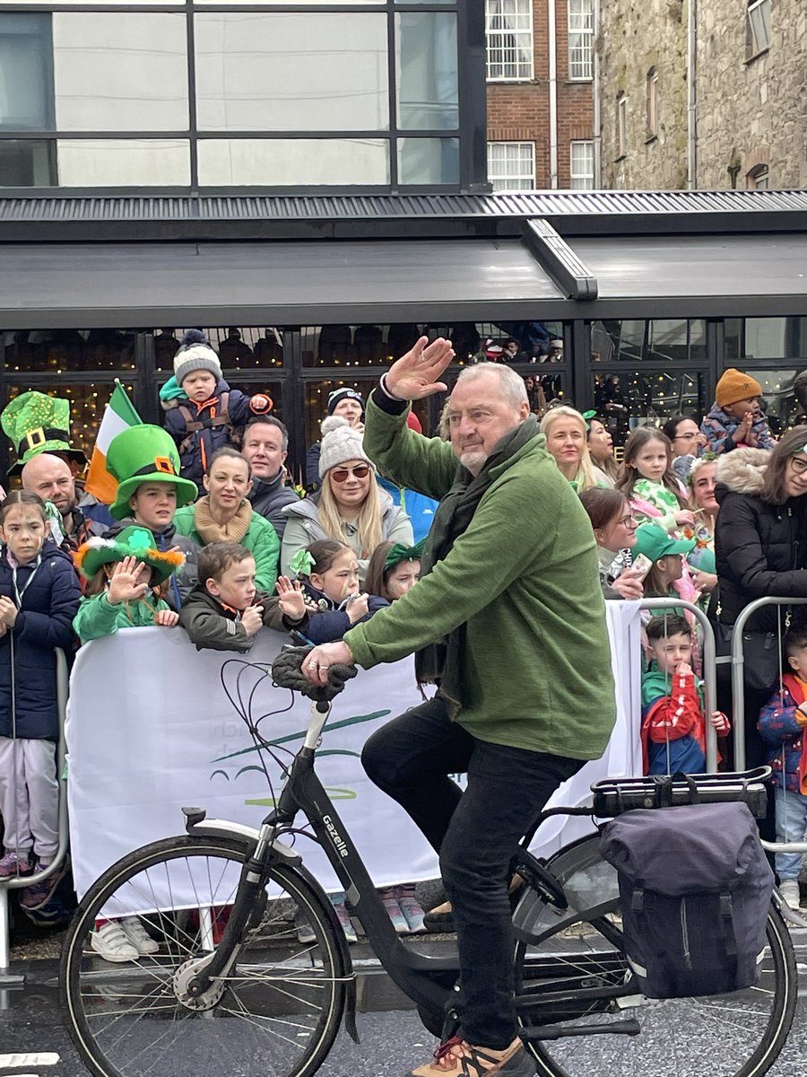 Hello from Limerick St Patrick’s Day parade and our Grand Marshall Jon Kenny !