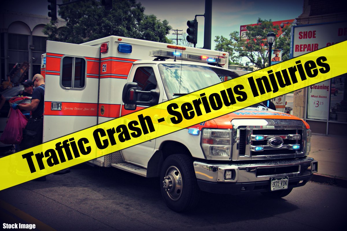 DenverPolice's tweet image. #TRAFFIC: #DPD is investigating a Hit &amp;amp; Run traffic crash with serious injuries involving three motorists and a pedestrian at 9th &amp;amp; Lincoln. Partial closures are in place, and motorists should expect delays in the area. #Denver