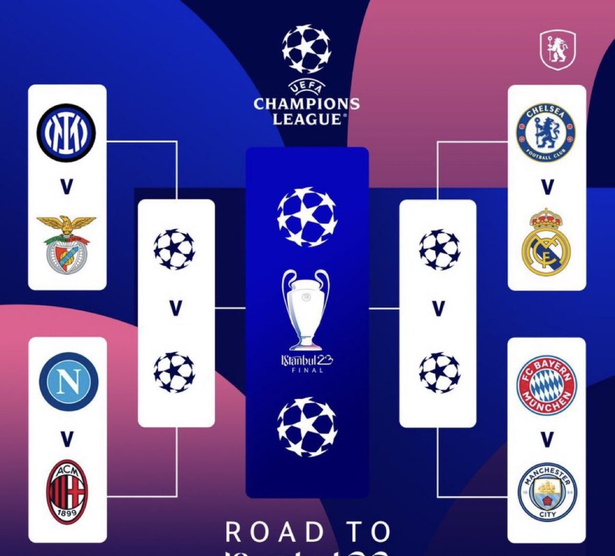 مواجهه ناريه بين الستي و البايرن 
(وبالنسبه للطرف الثاني لايوجد اي عذر لاندية #ايطاليا للوصول للنهائي) 
امنياتي 👇
#ميلان بالتوفيق 
واذا صعد نابولي بالتوفيق ايضاً