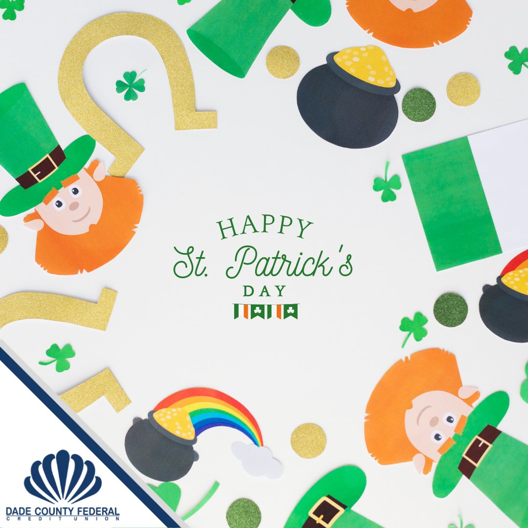 DCFCU's tweet photo. Happy St. Patrick's Day! 🍀
#dcfcu #stpattysday #stpatricksday https://t.co/Tti7AUAPXt