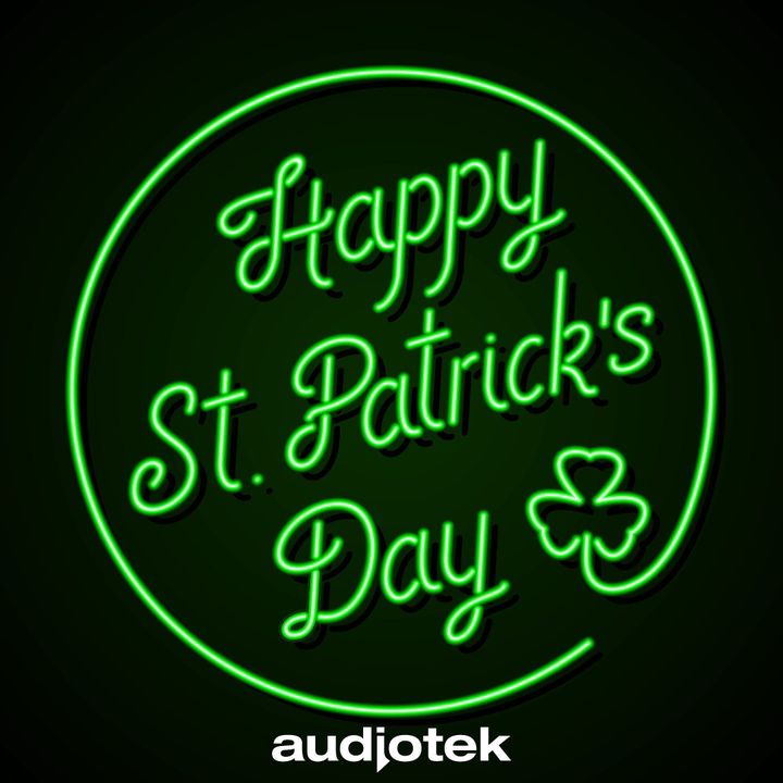 It's St Patrick's Day – a day of luck, celebration, and all things Irish. Whether you’re hitting up your local Irish pub for a pint of Guinness or gathering the clan together to enjoy a traditional meal, it’s sure to be a lucky one.

#HappyStPatricksDay #audiotekltd