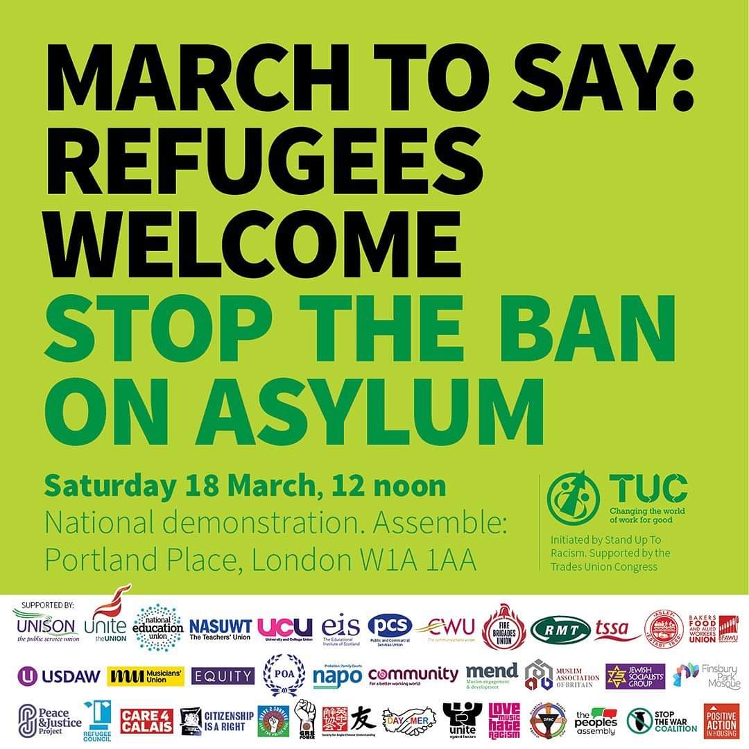 SheffieldSUTR's tweet photo. There are still a few low cost return coach tickets remaining from #Sheffield for the #ResistRacism demo on Saturday in London. Book at: https://t.co/aoTlADMLfn https://t.co/Z3xeev0Kov