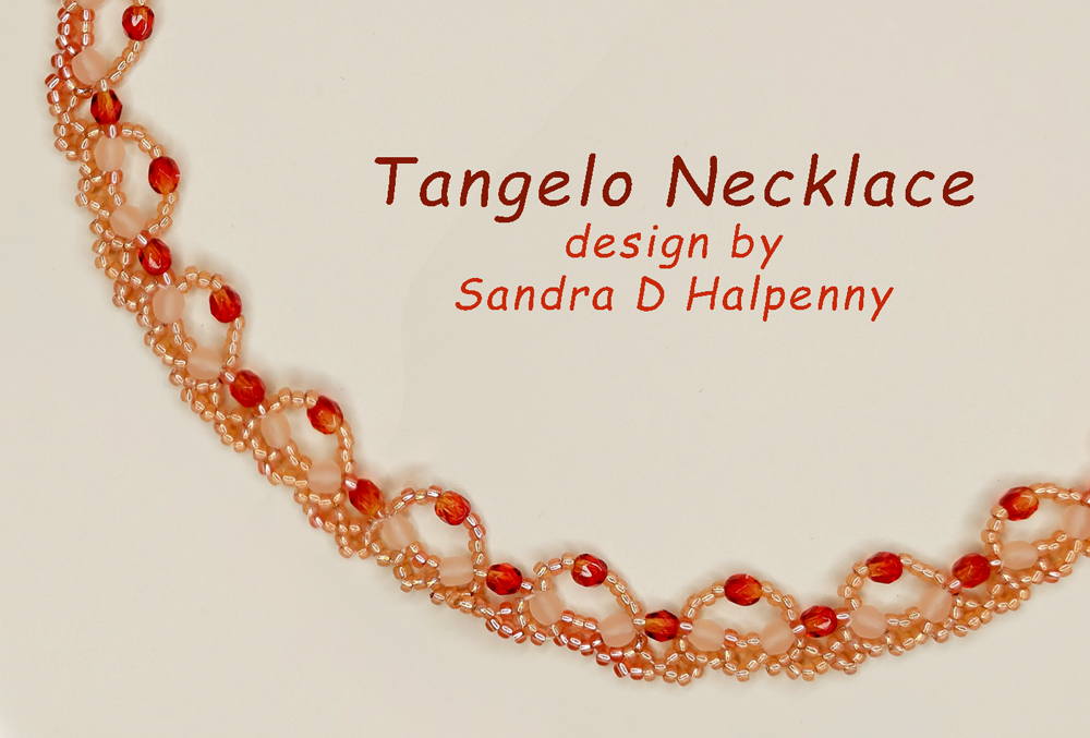 Free Pattern Friday!
Tangelo Necklace Pattern sandrahalpennybeading.blogspot.com
#beadwork #beadjewelry #beadpatterns #beadednecklace #beadweavingjewelry #beadingtutorial #beadweaving #beadwork