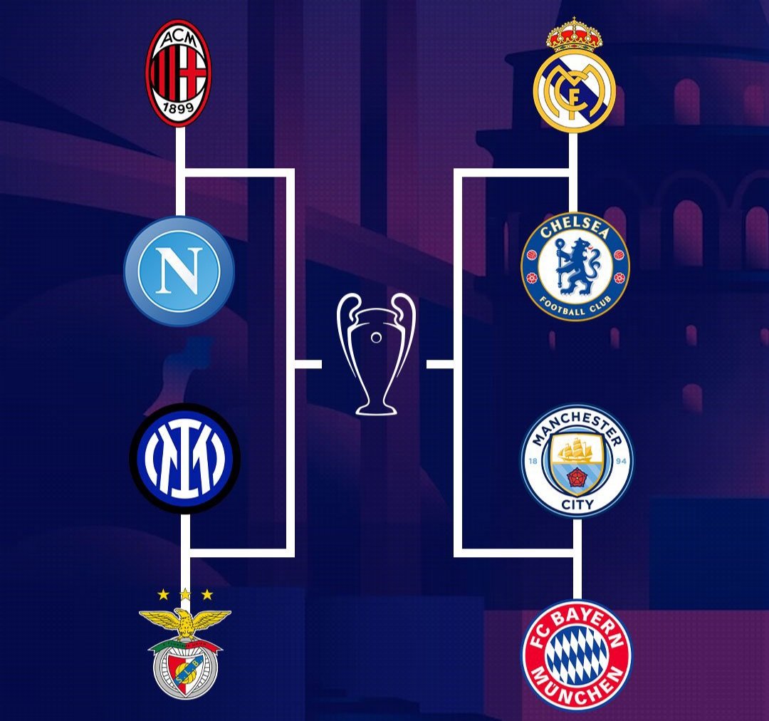 Pesgrau's tweet photo. Esse chaveamento da Champions ta mt amigo do entretenimento 🔥 https://t.co/r9H9zoTZSa