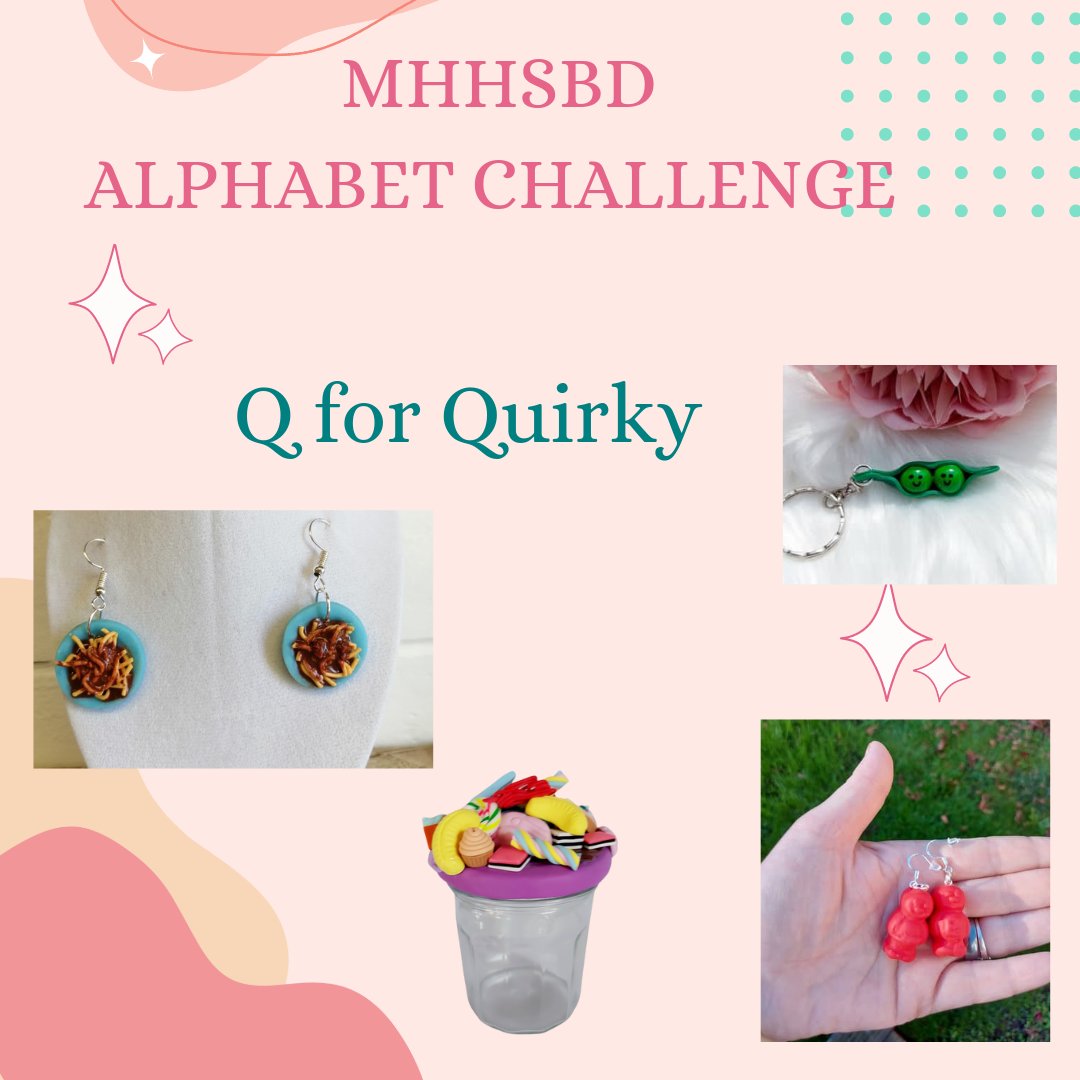 #MHHSBD #AlphabetChallenge 
Q for Quirky. My style of crafting has been described as quirky so that had to be today's choice.
#craftbizparty #thecraftersuk #ukmakers #fridaymorning #handmadegifts handmadebynicolaann.uk