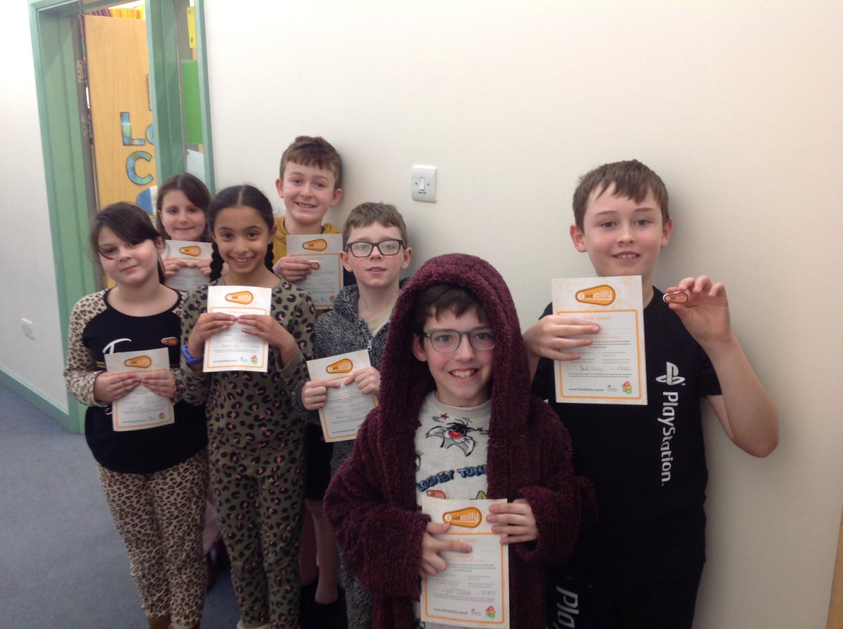 GBS_Larch_Class's tweet photo. Congratulations to these Larch class superstars who completed their Level 2 Bikeability course this week! @GilesBrookSCH https://t.co/BBrrCtWCOZ