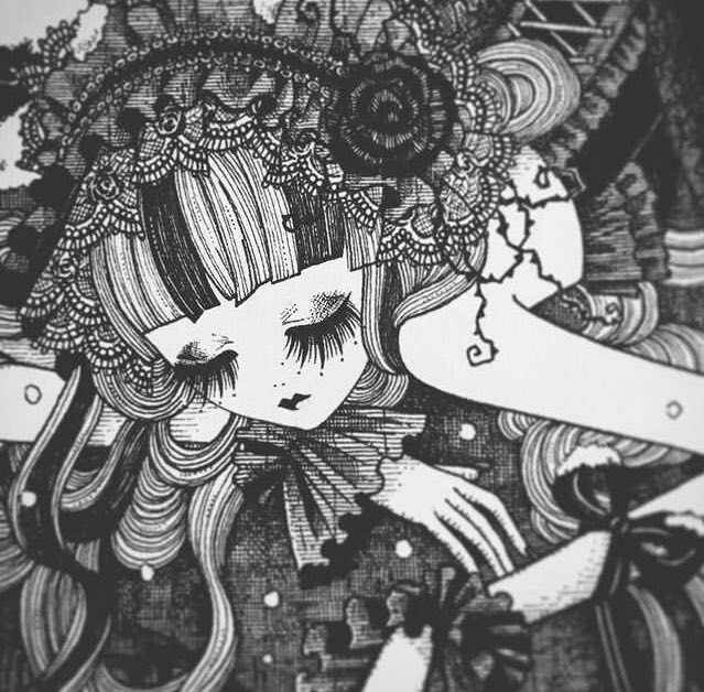 ポイントキャンペーン中 イラストレーター妖 原画 ペン画 h.NAOTO