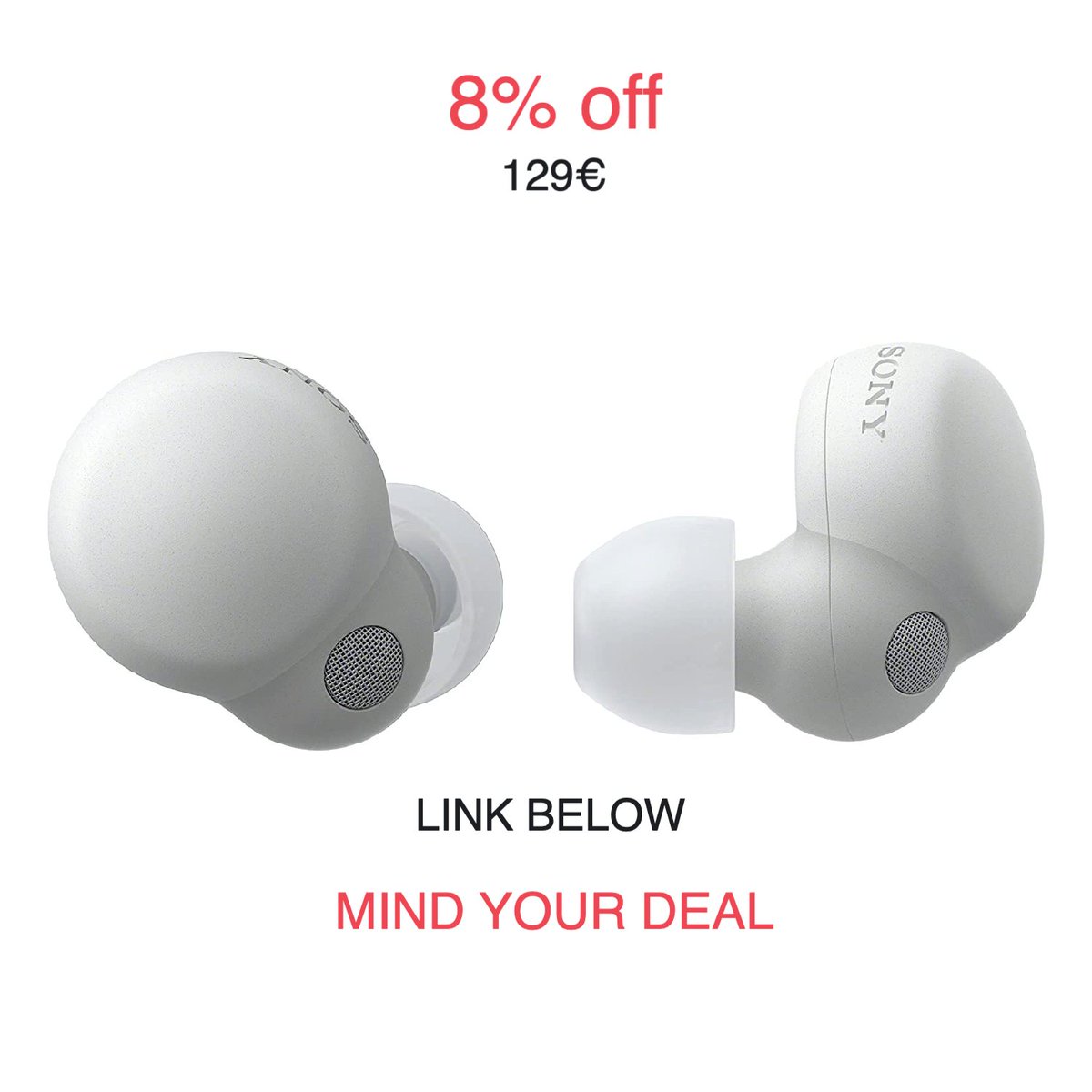 SurfingIndex's tweet photo. 129€ (8% de Réduction) sur Sony Écouteurs Bluetooth sans Fil à réduction du Bruit
Ventes (affiliate)- https://t.co/WVL8wdDgeu

#amazonventes #ventes #flash #reduction #french #france #paris #écouteurs #earphones #headphones #réductiondubruit #bluetooth #tws #tech #follow https://t.co/yWRJ8vTIzi