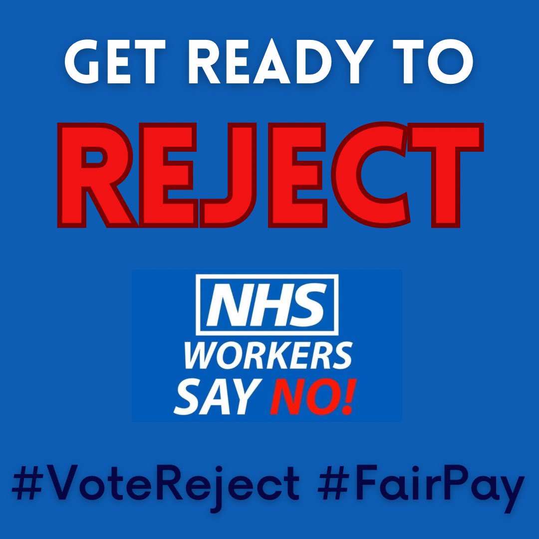 ❌ GET READY TO REJECT ❌

#nhsfairpay #fairpay #nhsstaff #nhsworkers #strike #industrialaction #nhs #fairpayfornursing #doctors #doctorsstrike #physiostrikes #nursestrike #reject #rejecttheoffer #nhsworkerssayno