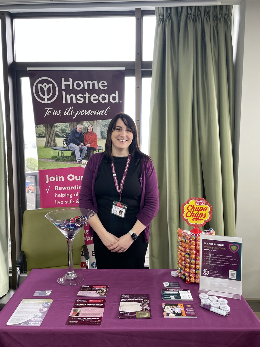 HiscEastbourne's tweet photo. Our recruiter Carly had a lovely morning at The View Hotel Eastbourne yesterday, meeting and greeting everyone at the over 50s jobs fair. 👋 If you couldn't make it but would like to now more about our Care Pro roles, visit https://t.co/tENehOAWWz #EastbourneJobs #JobsFair https://t.co/wkVxk06uLa