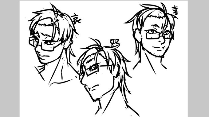 表情れんしう。 