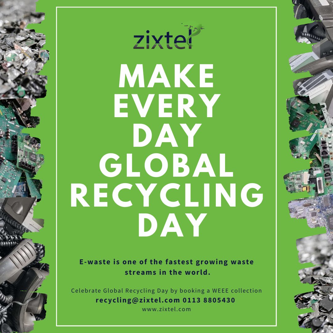 Global Recycling day is fast approaching!

Each year, more than £850 mil of precious metals could be salvaged from our old electricals – including enough gold to make more than 850,000 rings.

 #WEEE #Ewaste #GlobalRecyclingDay #RecyclingHeroes #GRDschools
