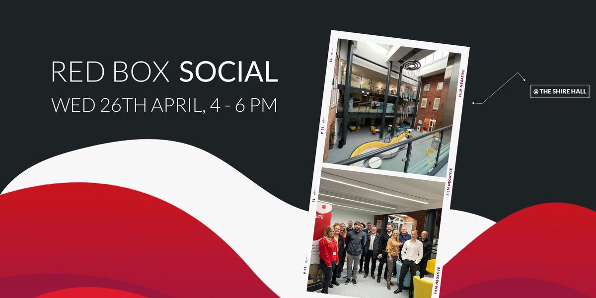 Free Informal Networking Event in the Shire Hall in Stafford  - April 26th.

Grab your FREE ticket.

eventbrite.co.uk/e/red-box-soci…