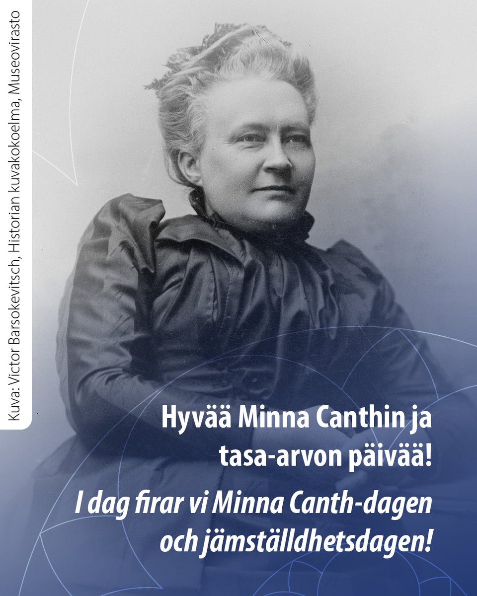 Hyvää Minna Canthin päivää! 🇫🇮

Canthin ajatukset jakamattomasta ihmisoikeudesta, vapaudesta ja oikeudenmukaisuudesta ovat aina ajankohtaisia.

I dag firar vi Minna Canth-dagen! 🇫🇮

Canths idéer om odelbara mänskliga rättigheter, frihet och rättvisa är aktuella än i dag.