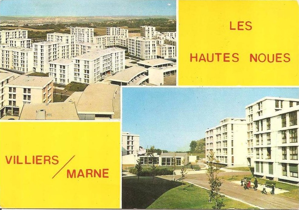 Mémoire2Ville on Twitter "94 Les Hautes Noues, quartier moderne de VillierssurMarne (Valde