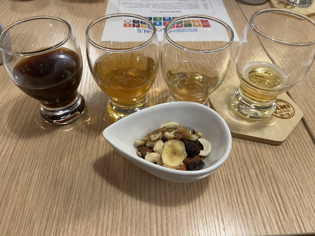 CookieKunimitsu's tweet photo. ゴールデンラビット　クラフトビール
市橋さんはロート製薬勤務して　副業でクラフトビール醸造しておられます。 https://t.co/3SzooB94BM