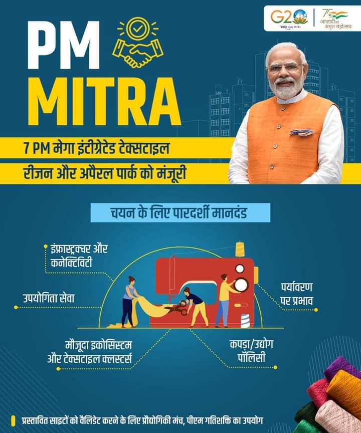 DrDilnawaz4BJP's tweet photo. भारतीय कपड़ा उद्योग के लिए माननीय प्रधानमंत्री श्री @narendramodi जी की दूरदर्शी दृष्टि की जितना सराहना करें कम है।#PM_MITRA पार्क निवेश के साथ साथ नवाचार लाएगा, लागत कम करेगा।
भारत में लगभग 3 लाख प्रत्यक्ष और अप्रत्यक्ष रोजगार भी पैदा करेगा।
#PragatiKaPMMitra https://t.co/PRs6mBtDhY
