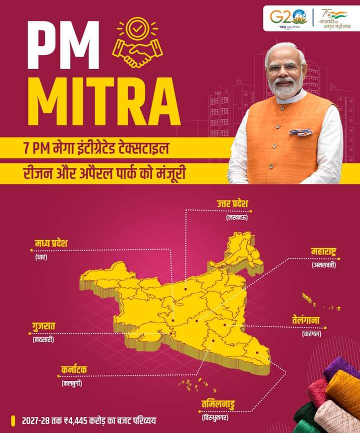 DrDilnawaz4BJP's tweet photo. भारतीय कपड़ा उद्योग के लिए माननीय प्रधानमंत्री श्री @narendramodi जी की दूरदर्शी दृष्टि की जितना सराहना करें कम है।#PM_MITRA पार्क निवेश के साथ साथ नवाचार लाएगा, लागत कम करेगा।
भारत में लगभग 3 लाख प्रत्यक्ष और अप्रत्यक्ष रोजगार भी पैदा करेगा।
#PragatiKaPMMitra https://t.co/PRs6mBtDhY