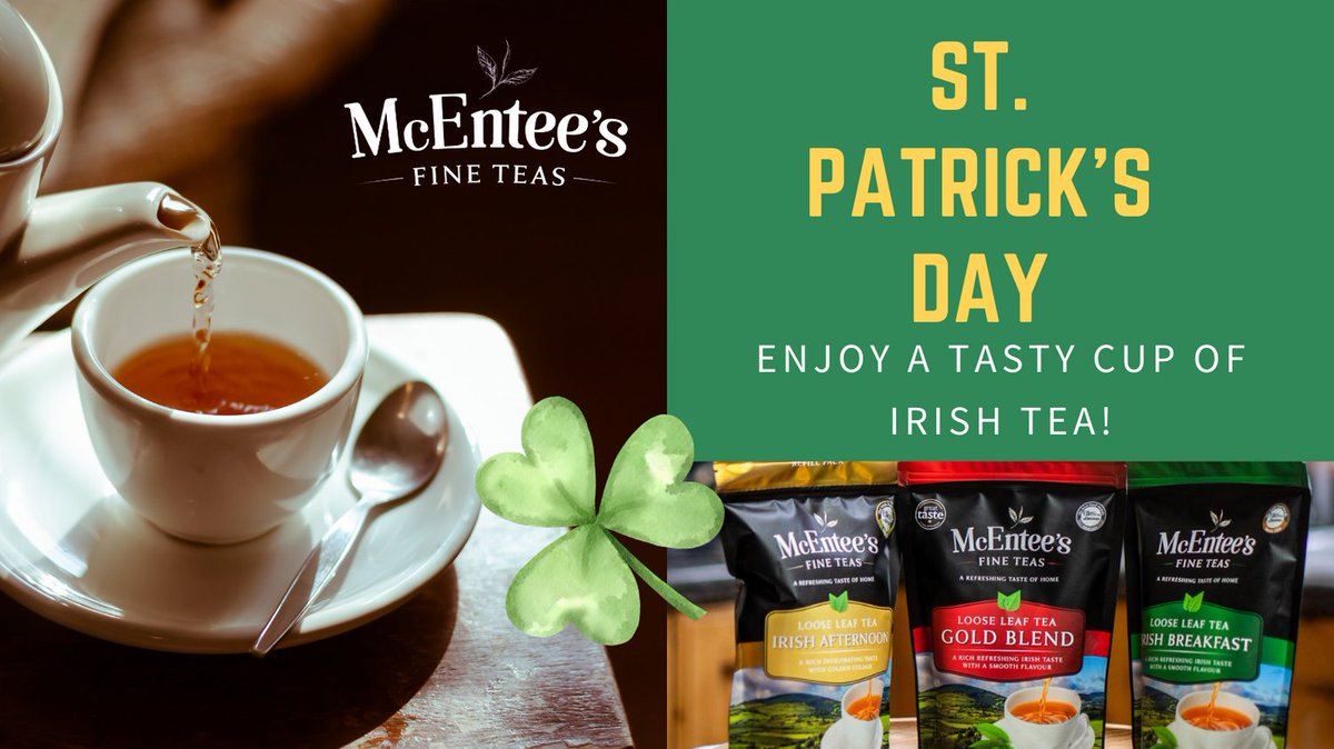 Our blends of award winning Irish loose Tea, blended in rural co.Louth, give that unmistakably Irish taste. 
Happy St Patrick's Day everyone! Our three blends now available in Lidl stores around S.Ireland.
#stpatricksday #lidlireland #irishtea