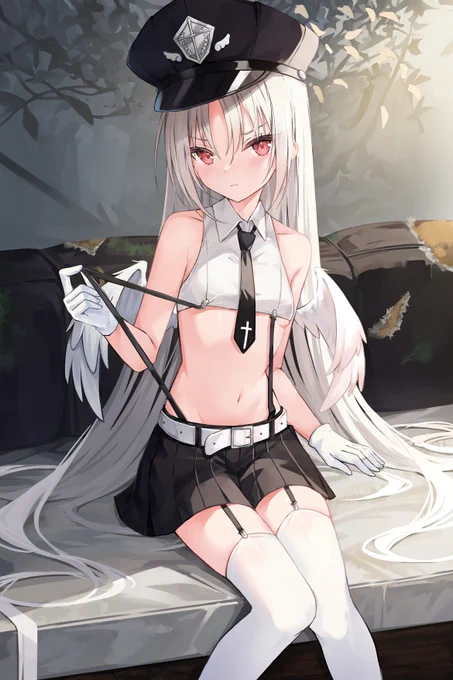 rurudo先生()のエルちゃんです。ツインテール好きなんですけどほどけばどんな雰囲気なのか気になって勝手に描いてみました。 