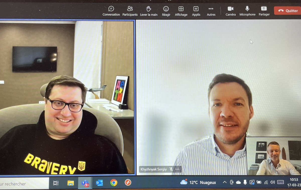 In call today with Kyiv <a href="/BoryspilAero/">Boryspil International Airport</a> airport CEO Olekskiy Dubrevskyy to discuss the situation of Ukrainian airports and look at how <a href="/ACI_EUROPE/">ACI EUROPE</a> can support. Humbling &amp; inspiring to see their temendous efforts to stay “afloat” as regards facilities, finances &amp; staff. Respect.