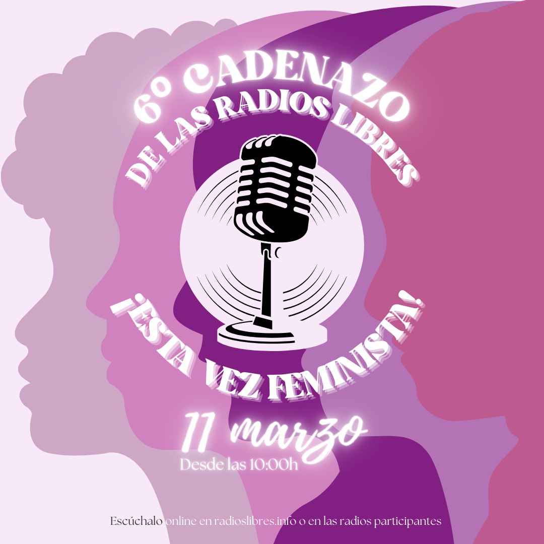 Si us vau perdre el #6Cadenazo del passat 11 de març o voleu tornar a escoltar-ho, aquí teniu tot el contingut que es va radiar 👇

archive.org/details/cadena…

#RadiosLibres #EstaVezFeminista