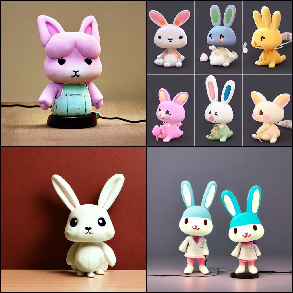 kuragedao's tweet photo. rabbit and lamp🐇🤍𓈒𓏸

 #AIart 
 #AIartwork 
 #stablediffusion 
 #stable_diffusion 
 #StableDiffusionAI 
 #kuragedao https://t.co/ycH6zMXYTZ