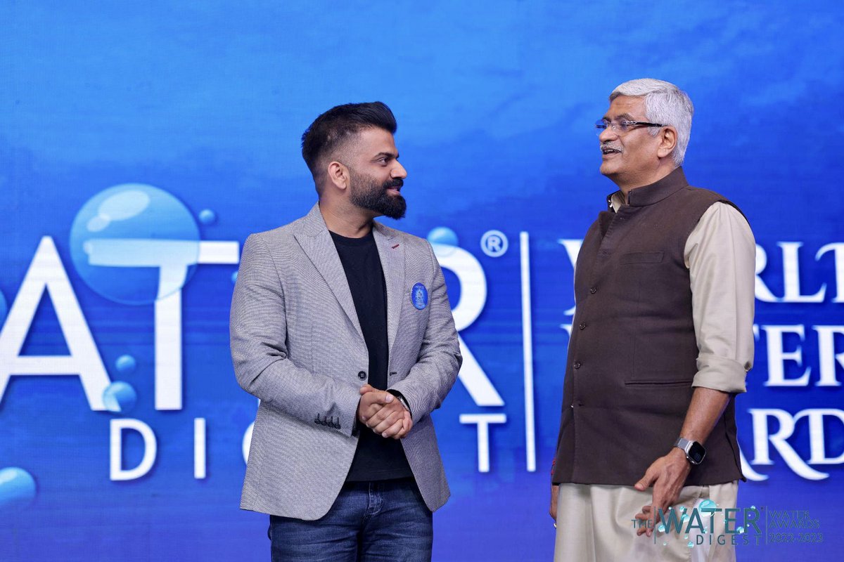 TechnicalGuruji's tweet photo. It was an honour to attend the 16th Water Digest Water Awards 2022-2023..
It's great to see how India is leading the world in the field of water conservation with unique sustainable approaches in the domain.
#TGFamily 🔥🔥🔥 https://t.co/TTVyMHn9Vo