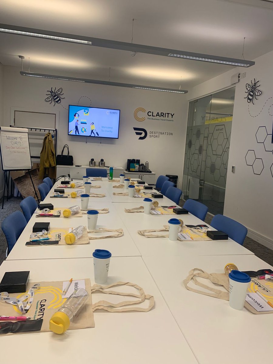 PTGCareers's tweet photo. The L&amp;D team at @Clarity_BT have been conducting inductions for new starters which covers everything they need to know before helping their clients get to where they need to be✈️

𝙔𝙤𝙪 could be in their next induction⬇️
https://t.co/Ev5qIbCIGh

#BrighterCareers https://t.co/mVs7x3h2cx
