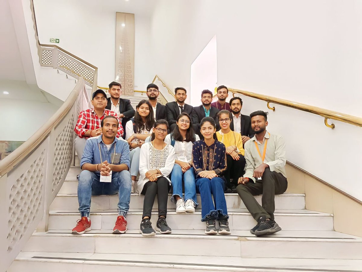 nss_lc1's tweet photo. Our Volunteers at NATIONAL YOUTH CONCLAVE  in Grand Finale of Prajatantra 2022-23, which is part of the National Youth Conclave organized by the National Institute of Urban Affairs (NIUA) with support from Ministry of Housing and Urban Affairs. 

#nssrddelhi 
#lawfacultydu https://t.co/Ra6BSRxNip