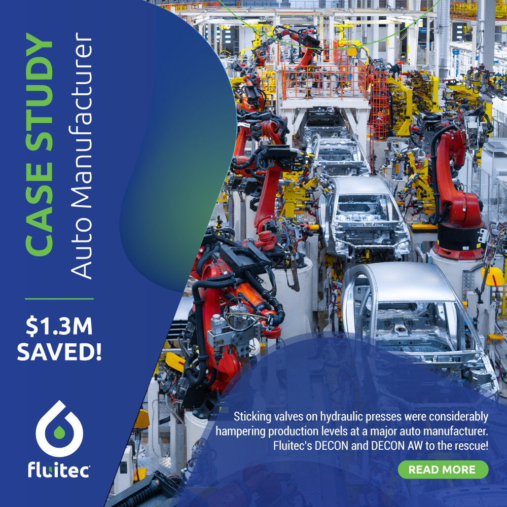 FluitecIntl's tweet photo. Find out how this hydraulic customer saved $1.3M by using DECON and DECON AW.
https://t.co/9O28HeLaXc
#fluitec #casestudy #varnish #fill4life #savings #addingvalue https://t.co/Hx72liiXcE
