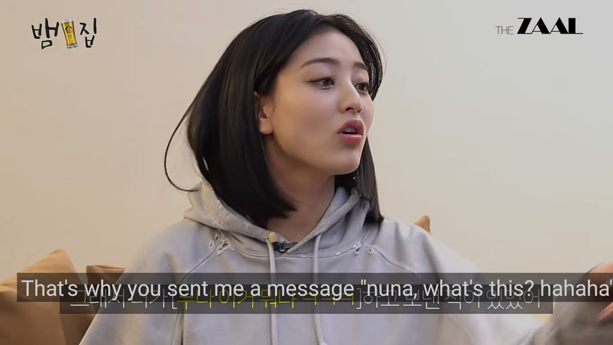 dailygottwice's tweet photo. apparently, bambam sent jihyo a message saying "noona, what's this? kekekeke"  after seeing this ending fairy. 😭 i love this sibling energy!!! 

#gottwice #got7 #twice @got7 @jypetwice #bambam #jihyo https://t.co/vnQotebXSC