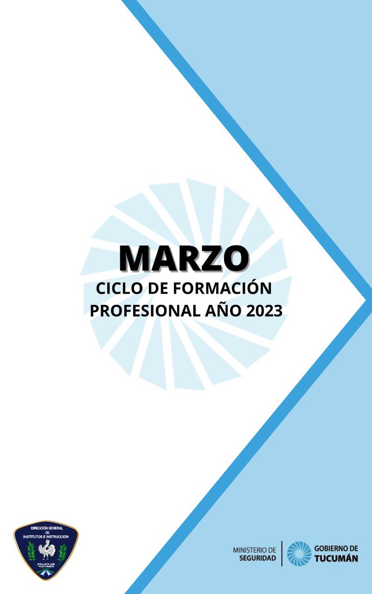 direccion_cdg's tweet photo. 📚 Plan de Formación Continua año 2023. 

Tras el acto de inicio del ciclo de capacitacion profesional del @MinSegTuc destinado a las fuerzas de seguridad, presentamos el cronograma correspondiente al mes de Marzo 🗓 @EmiTarifa https://t.co/ydDkLMRH5l